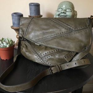 Chinese Laundry Green Fold-over Purse